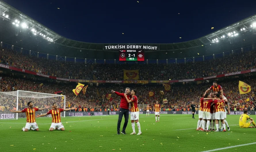 Galatasaray, Fenerbahçe’yi 3-0’la Geçerek Şampiyonluğa Giden Yolda Dev Adım Attı
